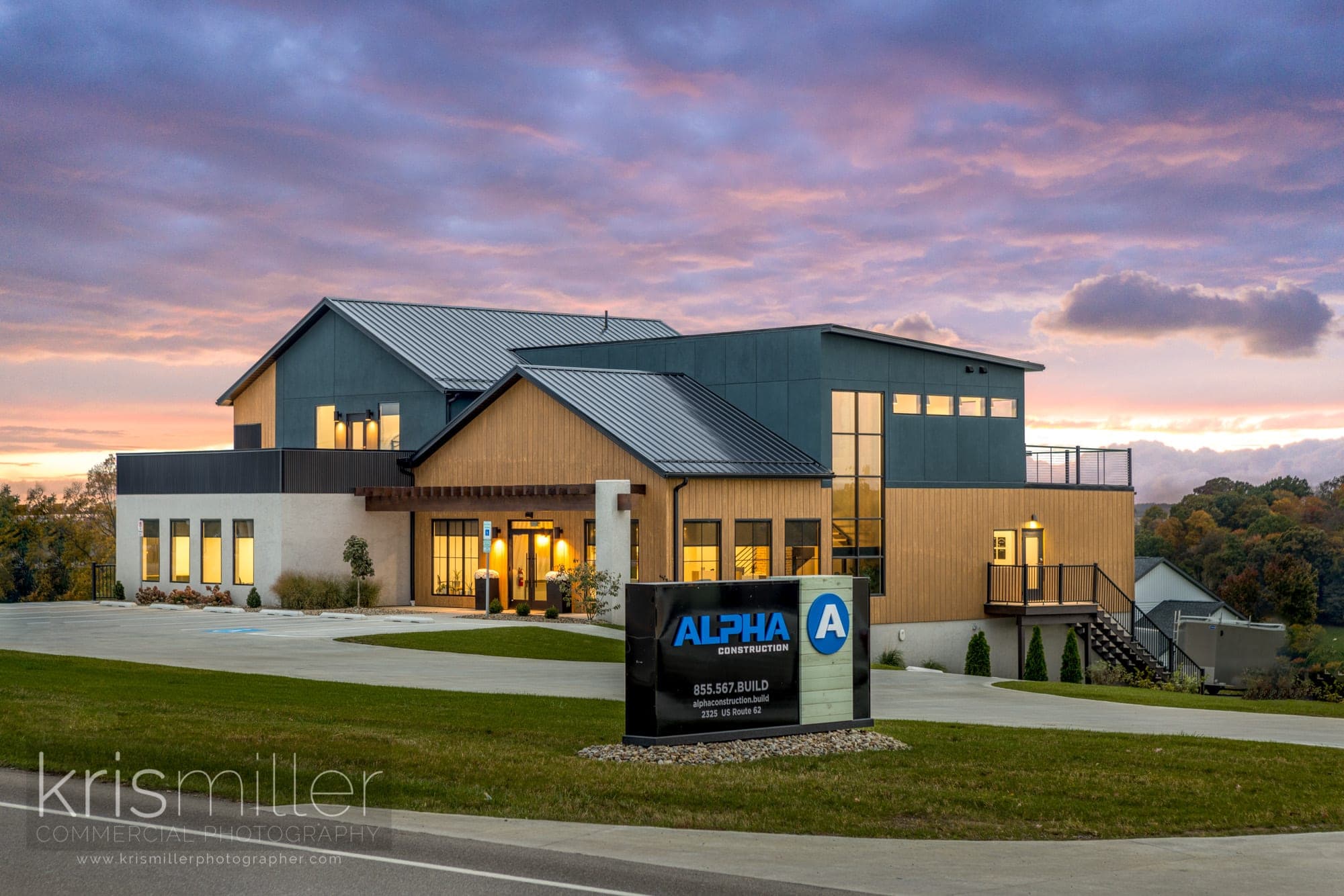 Alpha Construction - Office - Kris Miller Commercial Photographer